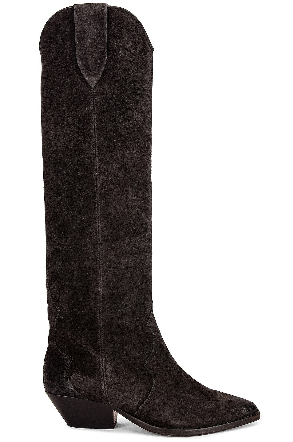 Замшевые ботинки Denvee Isabel Marant, цвет Faded Black