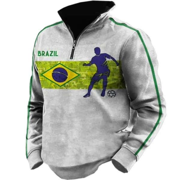 Мужской футбольный свитер ЧМ-2022 в Бразилии