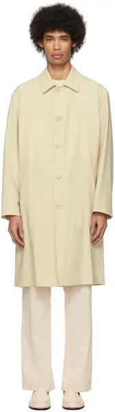 Кремового цвета Пальто с воротником Soutien Auralee
