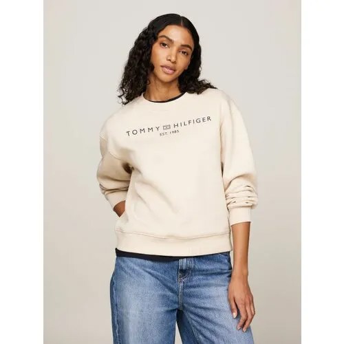 Свитшот TOMMY HILFIGER, размер S, , classic beige