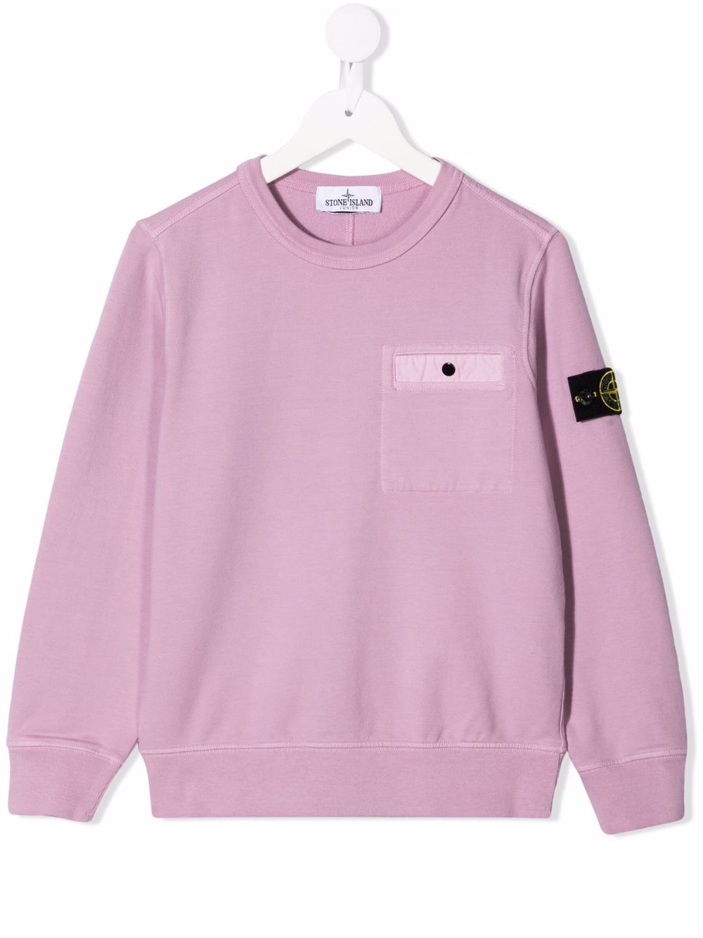 Stone Island Junior толстовка с нашивкой-логотипом