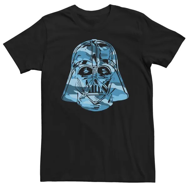 Мужская камуфляжная футболка Вейдера с большим лицом «Звездные войны» Star Wars