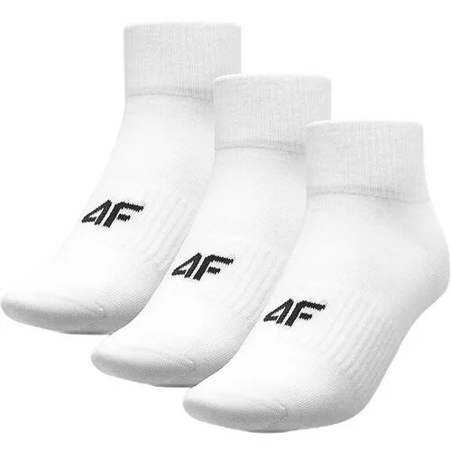 Мужские носки 4F, классические, размер 43/46, белый
