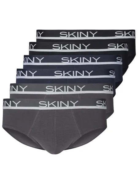 Трусы Skiny 6er Pack Brasil, цвет greyblueblack selection