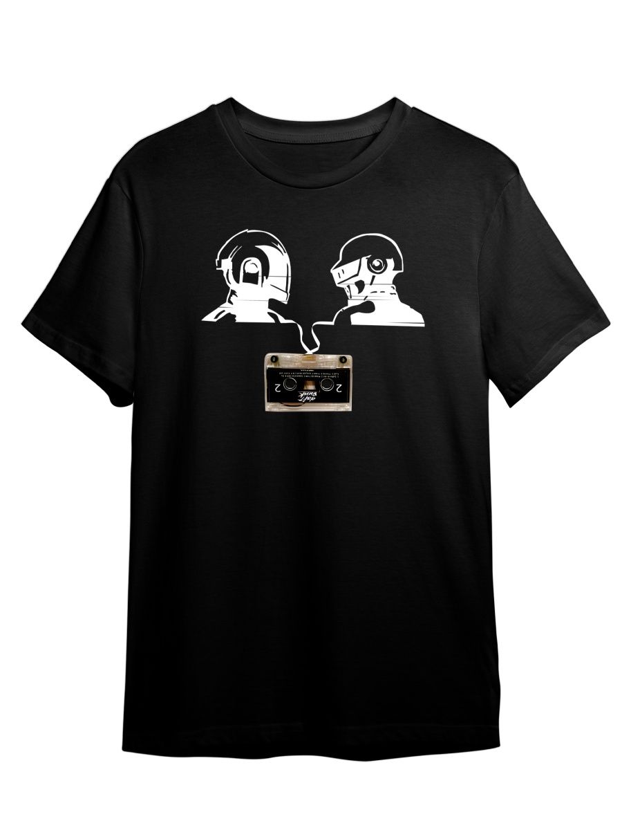 Футболка унисекс Каждому Своё Daft Punk/Дафт Панк MGDP15 черная XL