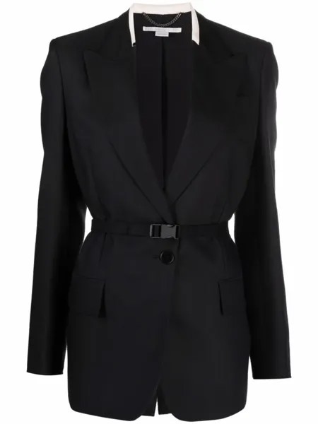 Однобортный пиджак Bela Stella McCartney, черный