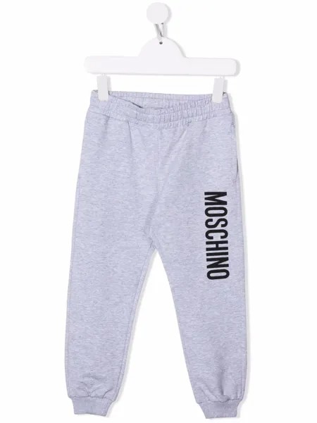 Moschino Kids спортивные брюки с логотипом