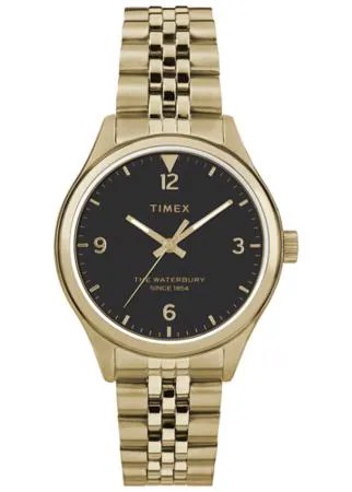 Наручные часы TIMEX Waterbury, черный, желтый