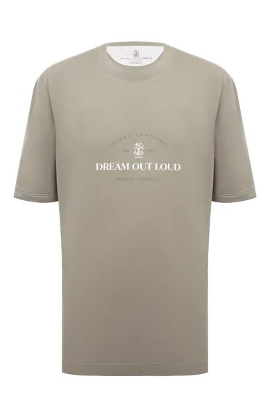 Хлопковая футболка Brunello Cucinelli
