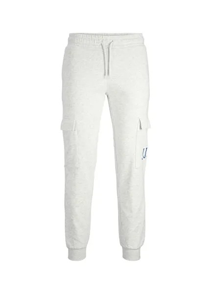 Белые мужские спортивные штаны стандартного кроя Jack & Jones