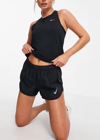 Черные шорты для бега Nike Running Dri-FIT Tempo Race-Черный цвет