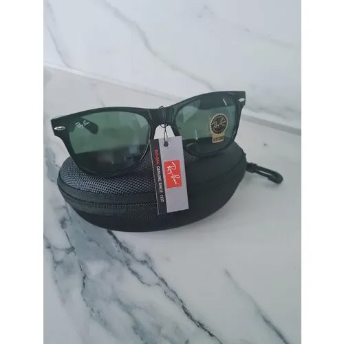 Солнцезащитные очки Ray Ban черные мужские с футляром