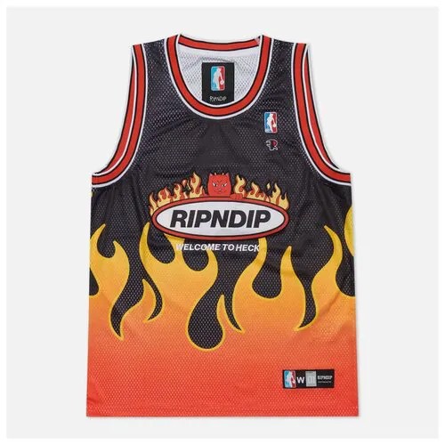 Мужская майка Ripndip Welcome To Heck Basketball Jersey чёрный , Размер S