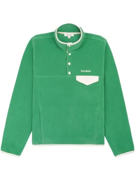 Sporty & Rich джемпер с длинными рукавами, зеленый