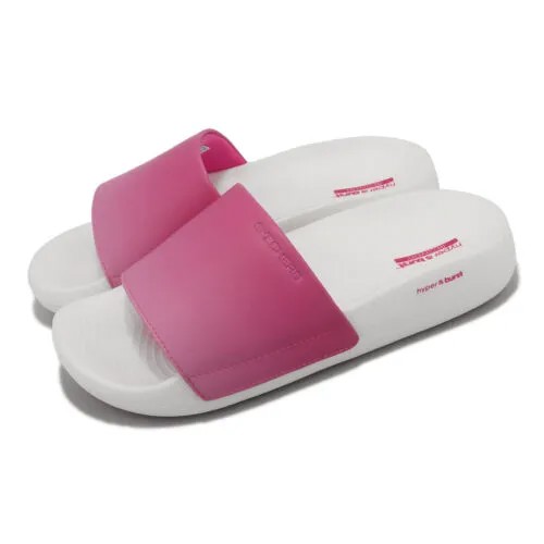 Женские сандалии без шнурков Skechers Hyper Slide-Summer Dreams Pink White 140458-PNK