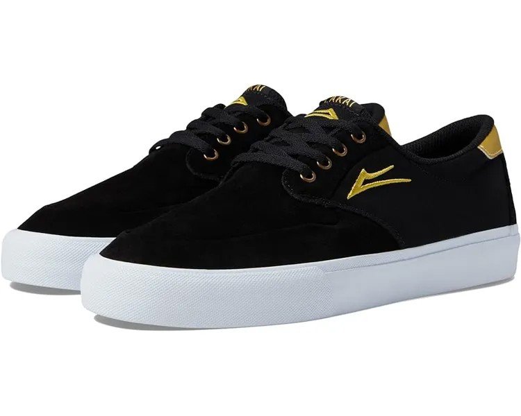 Кроссовки Lakai Riley 3, цвет Black/Gold Suede