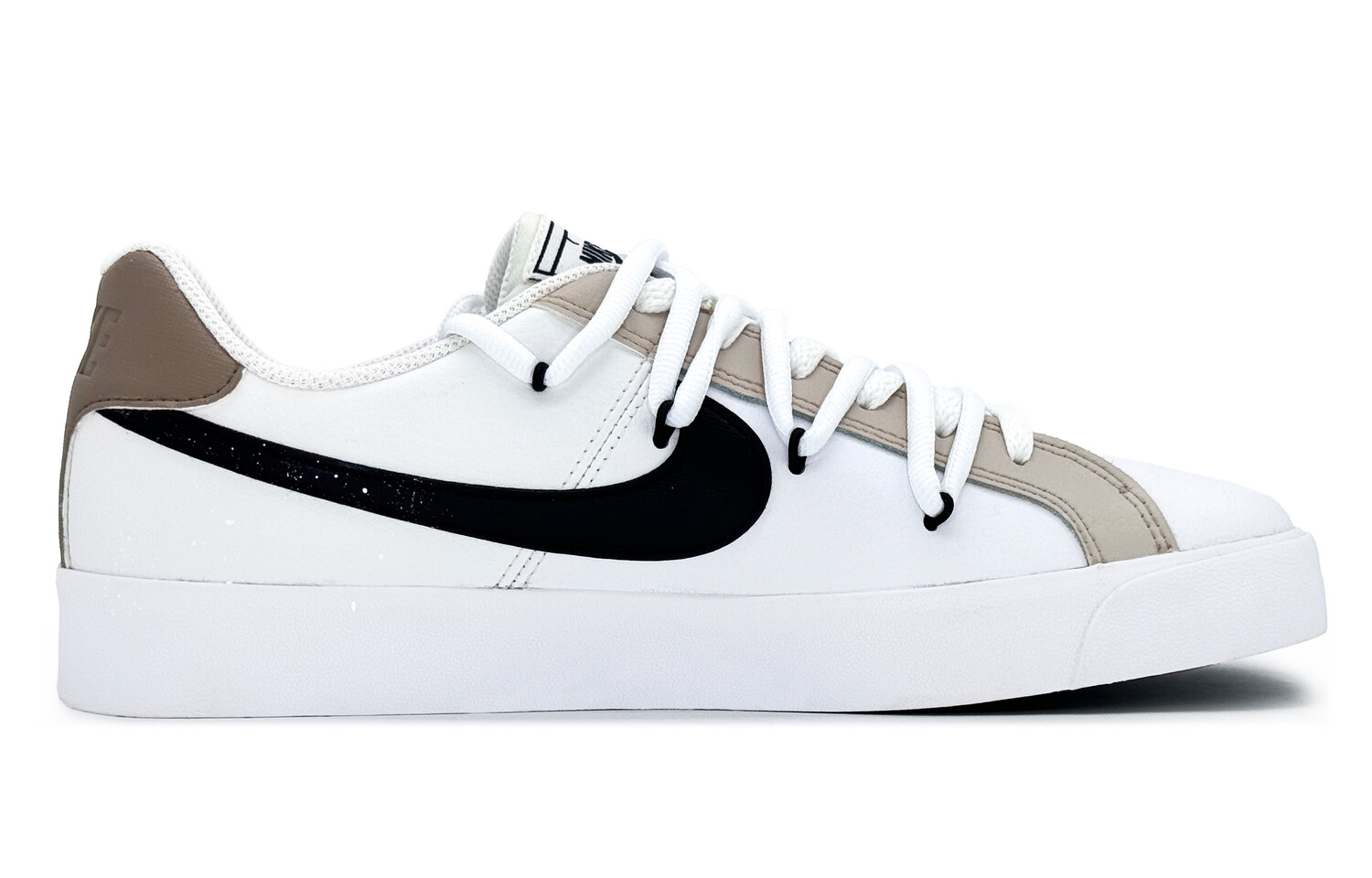 Кроссовки Nike Court Royale Skateboarding Shoes Unisex Low-top Black, хаки
