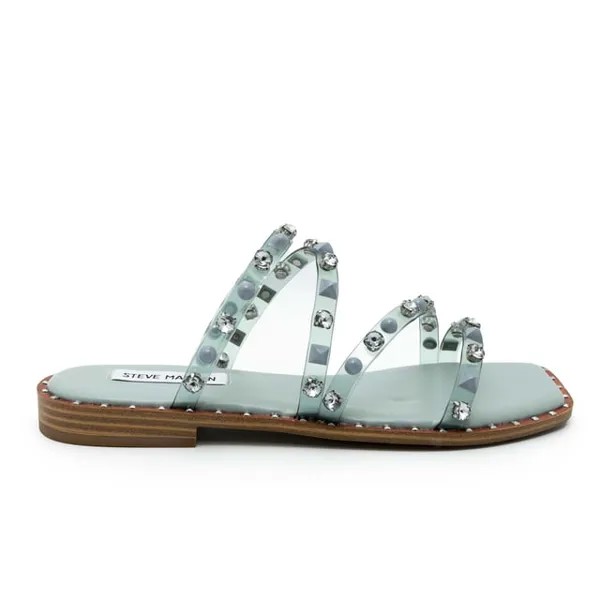 Голубые тапочки Skyler Steve Madden, бирюзовый
