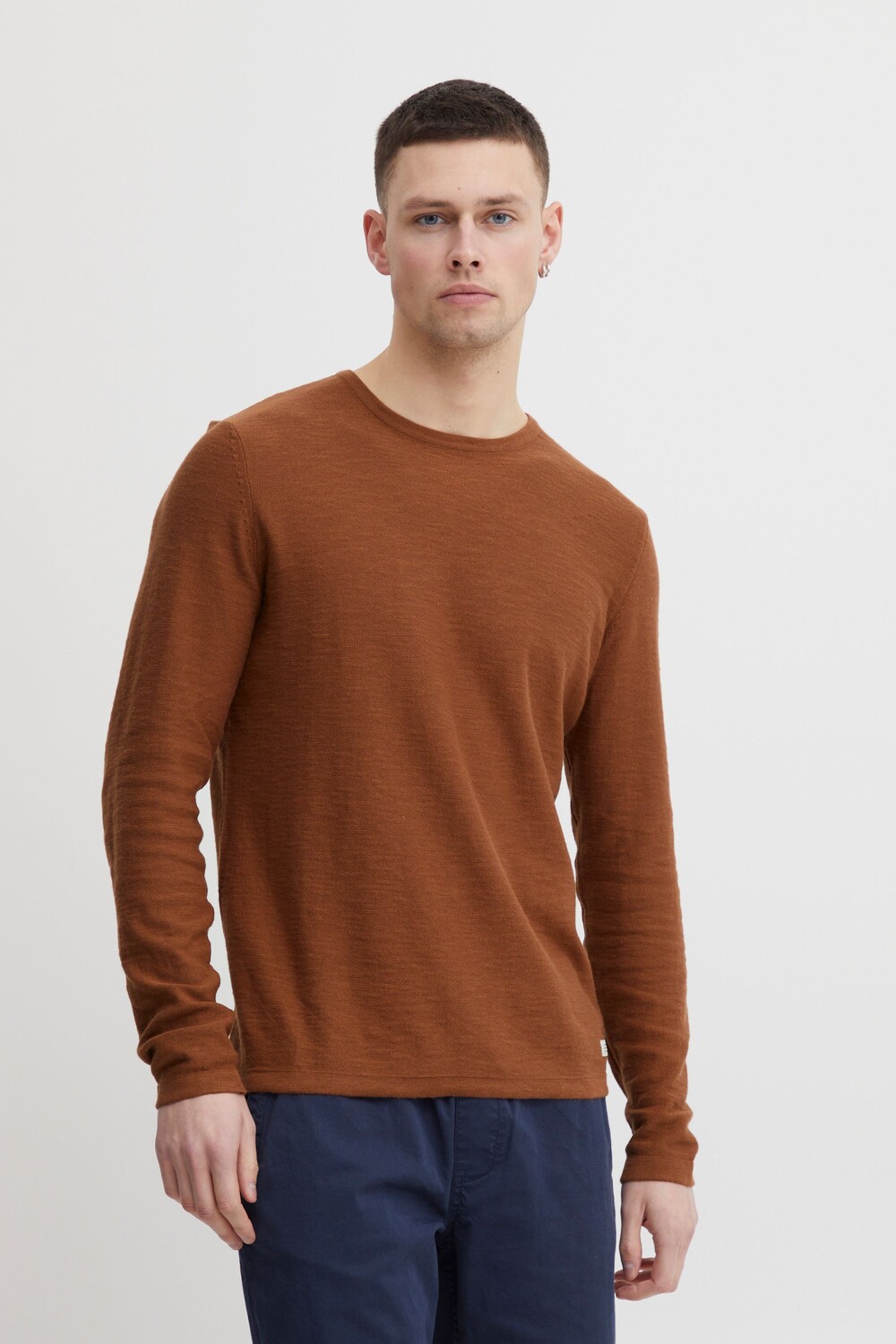 Пуловер BLEND Strick BH 20715134, коричневый
