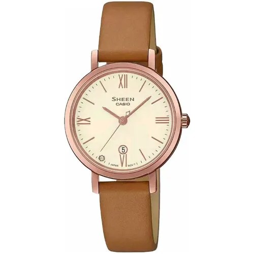 Наручные часы CASIO Sheen SHE-4540CGL-9AUDF, коричневый