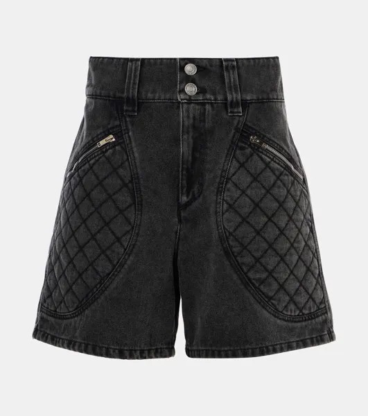 Джинсовые шорты Кэндис Isabel Marant, цвет dark grey