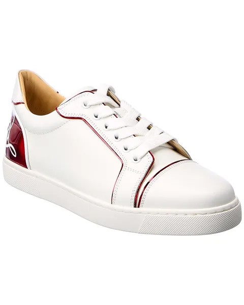 Christian Louboutin Fun Кожаные кроссовки Vieira, белый