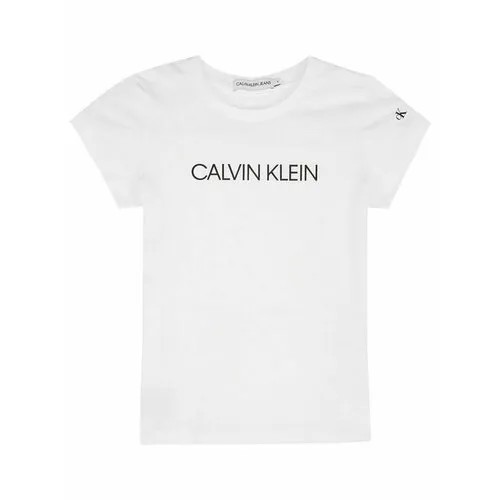 Футболка Calvin Klein Jeans, размер 12 [METY], белый