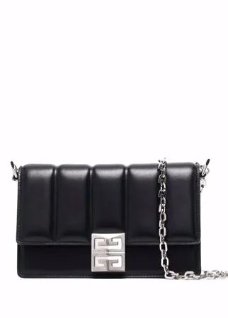 Givenchy стеганая сумка через плечо с логотипом