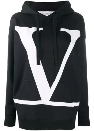 Valentino худи с логотипом VLogo