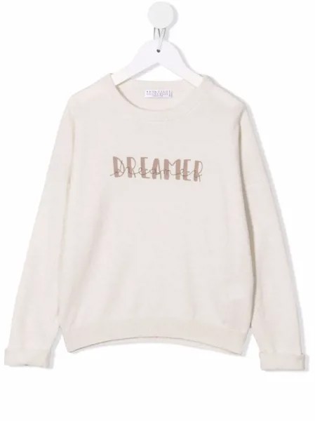 Brunello Cucinelli Kids кашемировый джемпер Dreamer