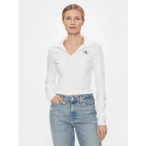 Лонгслив Calvin Klein Jeans, размер M [INT], белый