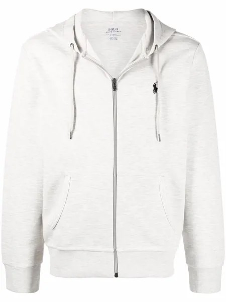 Polo Ralph Lauren logo-embroidered fleece hoodie
