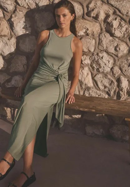 Легкое платье TIESIDE SLEEVELESS REGULAR FIT Next, зеленый