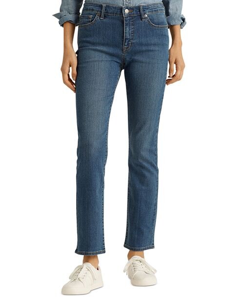 Прямые джинсы со средней посадкой Ralph Lauren в цвете Ocean Blue Ralph Lauren, цвет Blue