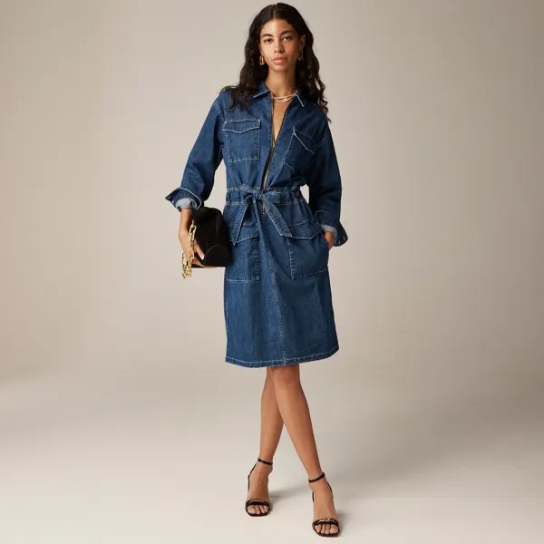 Платье из денима J.Crew, синий