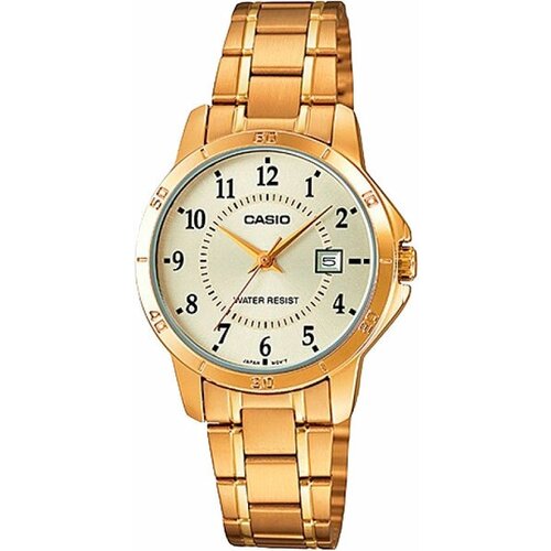 Наручные часы CASIO Collection LTP-V004G-9B, желтый, золотой
