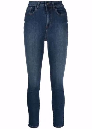 TWINSET укороченные джинсы скинни с завышенной талией