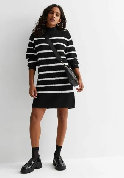 Трикотажное платье Petite New Look Petite, цвет black pattern