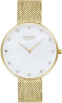 Fashion наручные  женские часы Obaku V288LXGWHG. Коллекция Mesh