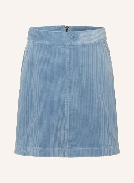 Вельветовая юбка Marc O'Polo Denim, голубой