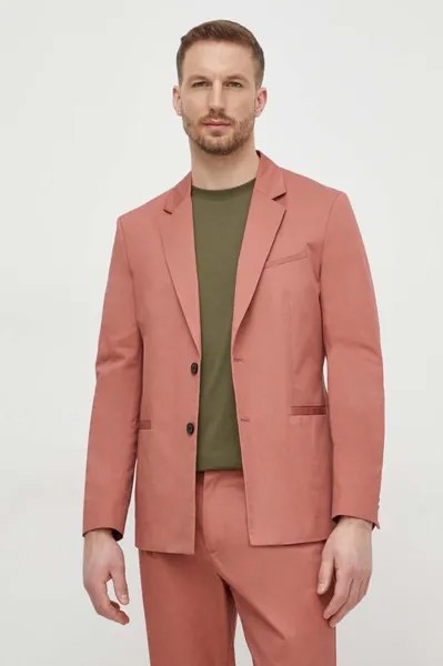 Хлопковая куртка Sisley, розовый