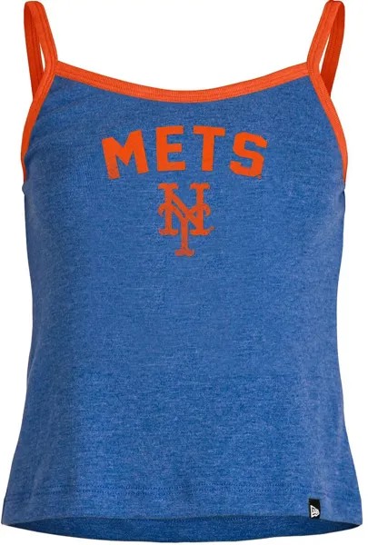 Синяя женская майка New Era New York Mets с возвратом