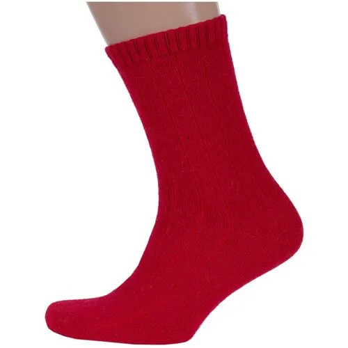 Носки , размер 40-42, красный