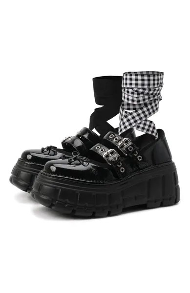 Кожаные туфли Miu Miu