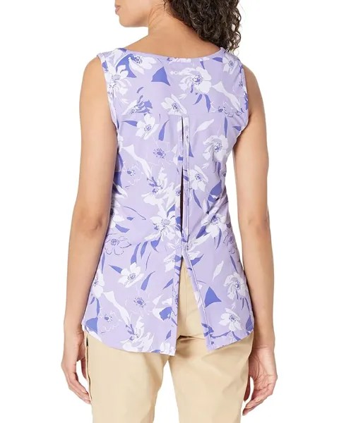 Топ Columbia Chill River Tank Top, цвет Frosted Purple/Pop Flora Tonal