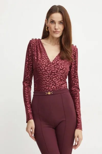 Боди ЭЛИЗАБЕТ Guess, бордовый