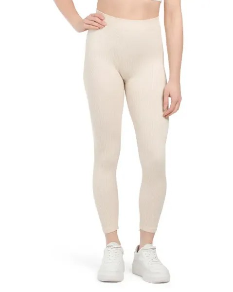 Брюки в рубчик Zara, цвет Ecru