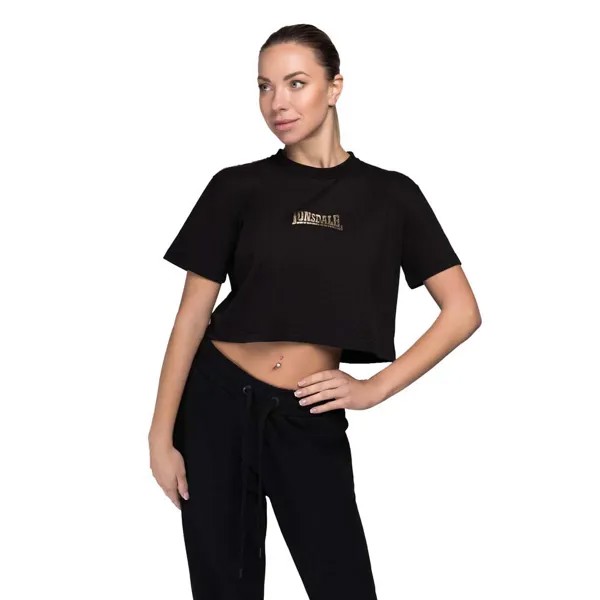 Футболка Lonsdale Aultbea Cropped, черный
