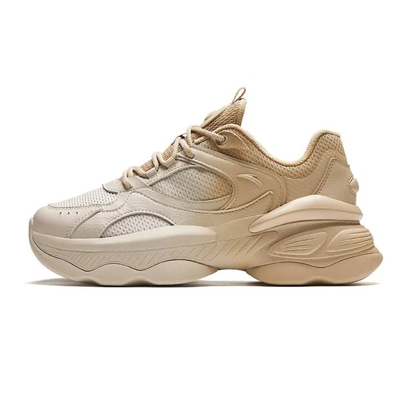 Кроссовки ANTA Lifestyle Shoes Women's Low-top White/Brown, цвет White wood color