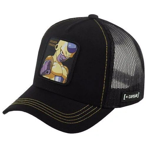 Бейсболка с сеточкой CAPSLAB арт. CL/DBSB1/1/FRI3 Dragon Ball Frieza (черный / желтый), Размер: UNI